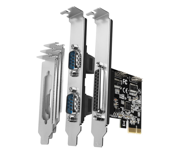 AXAGON Kontroler 1x port równoległy LPT + 2x port szeregowy RS232 - 1212031 - zdjęcie 3
